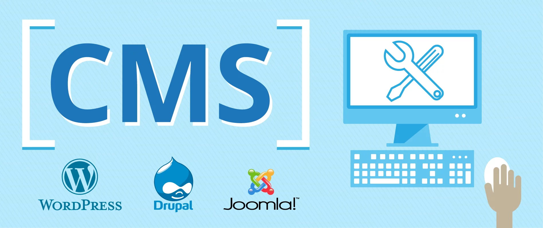 WordPress vs Joomla vs Drupal - CMS Development